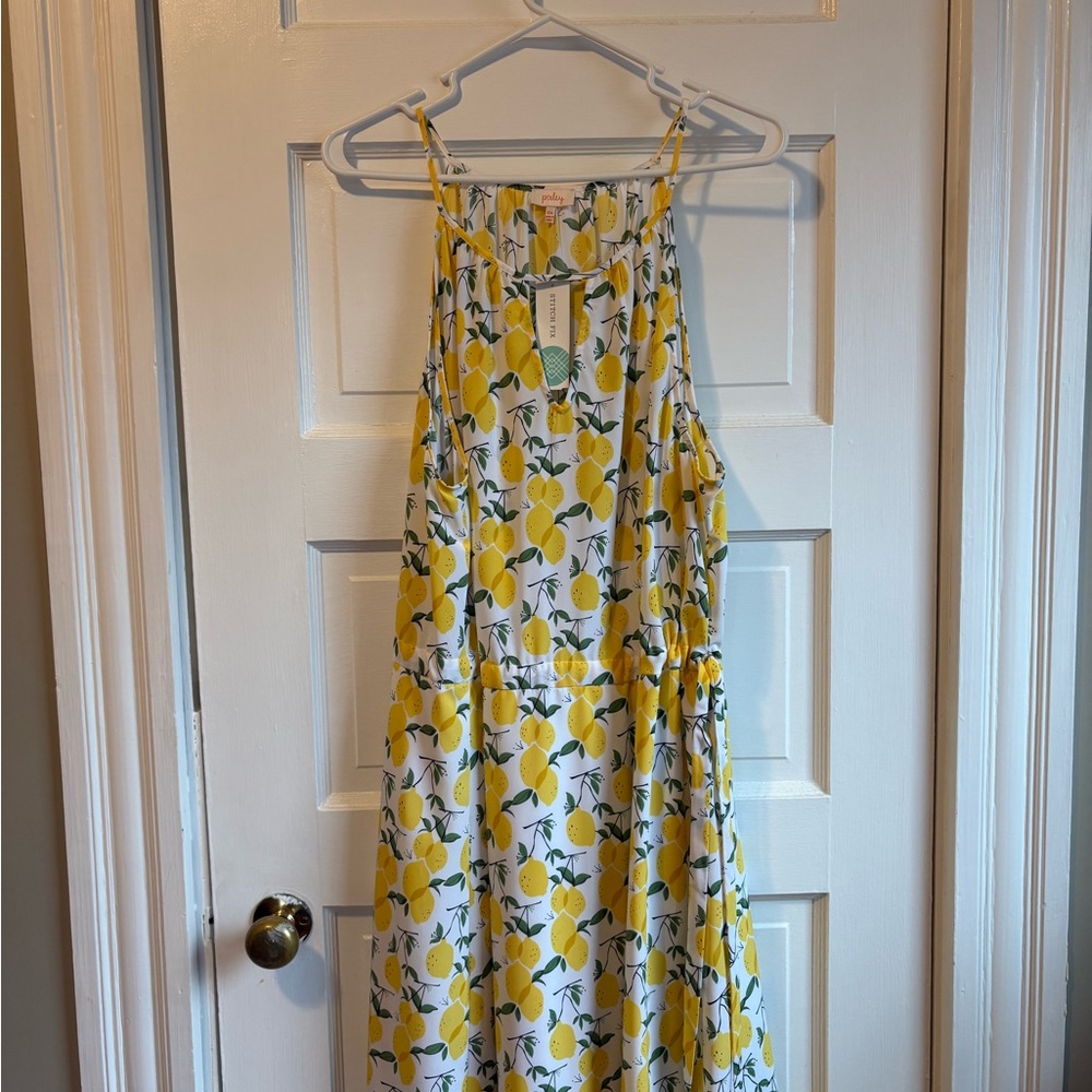 Pixley Lemon Print Dress